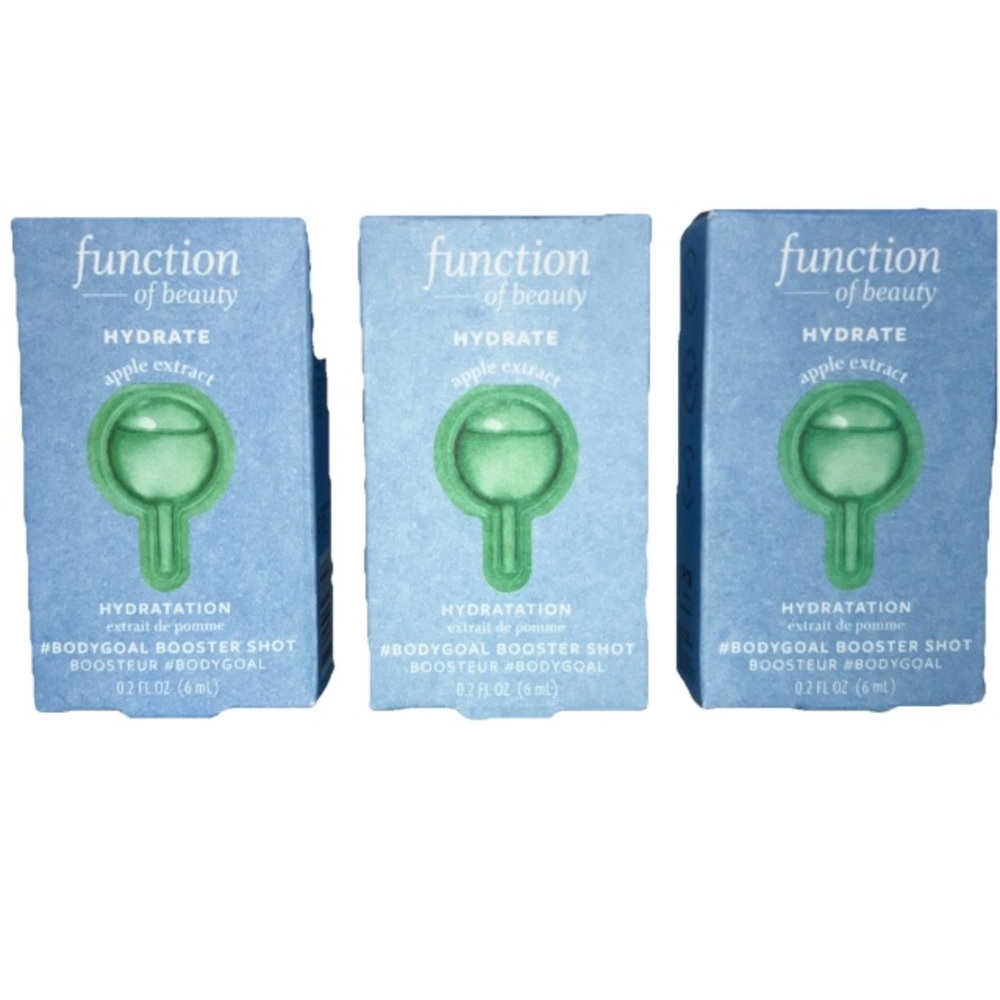 3 Function of Beauty Hydrate Goal Booster Shot Apple Extract Body Wash Add In ..